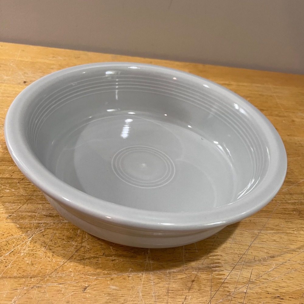 Fiesta Pearl Gray Vegetable Serving Bowl 10.25"‎ Homer Laughlin Ceramic USA